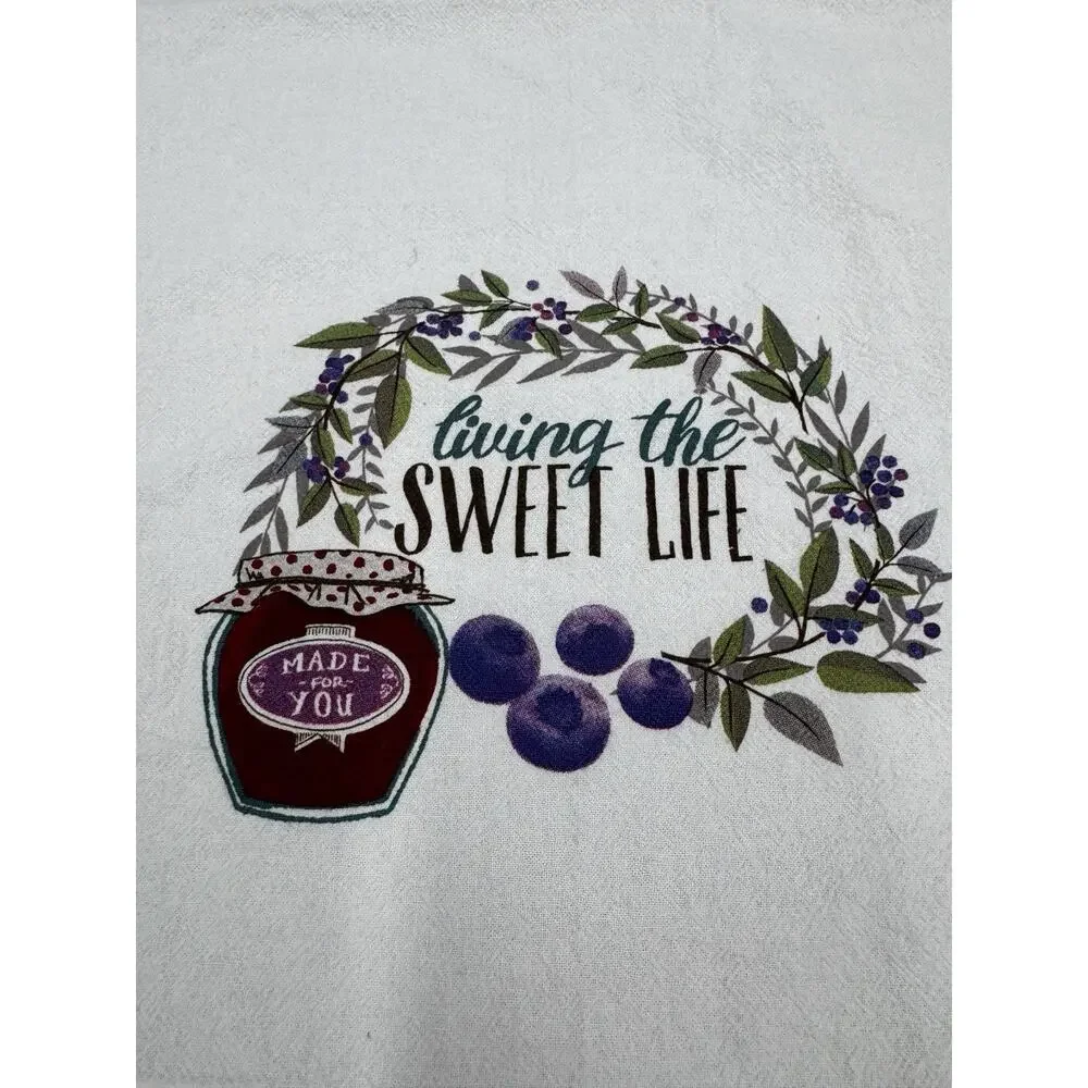 Kay Dee Designs Living The Sweet Life Kitchen Tea‎ Hand Towel 24” X 25.5”